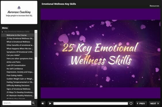 free emotional wellness course